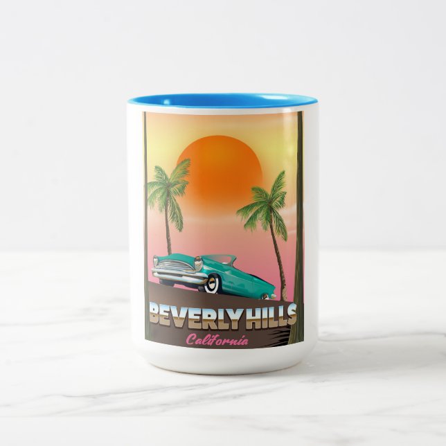 Caneca De Café Em Dois Tons Beverly Colinas California (Centro)