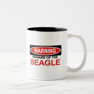 Caneca De Café Em Dois Tons Beware do lebreiro