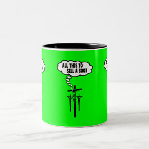 Caneca De Café Em Dois Tons Bíblia de Athiest