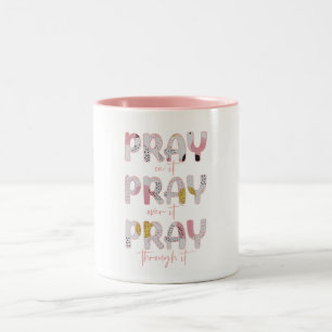 Caneca De Café Em Dois Tons Bíblia Inspiradora Versa Citação Cristã