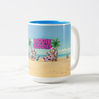 Caneca De Café Em Dois Tons Biddie Buddies Marca Café Amam Mug Assordio
