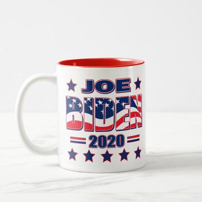 Caneca De Café Em Dois Tons BIDEN-2020-Comeback-Kid (Esquerda)