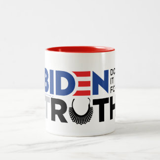 Caneca De Café Em Dois Tons Biden para tRUTH