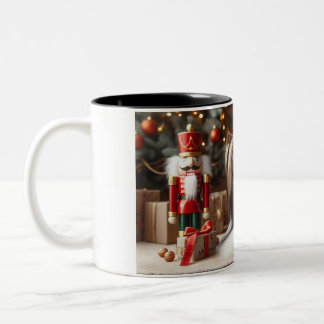 Caneca De Café Em Dois Tons Biewer Terrier Holiday Mug