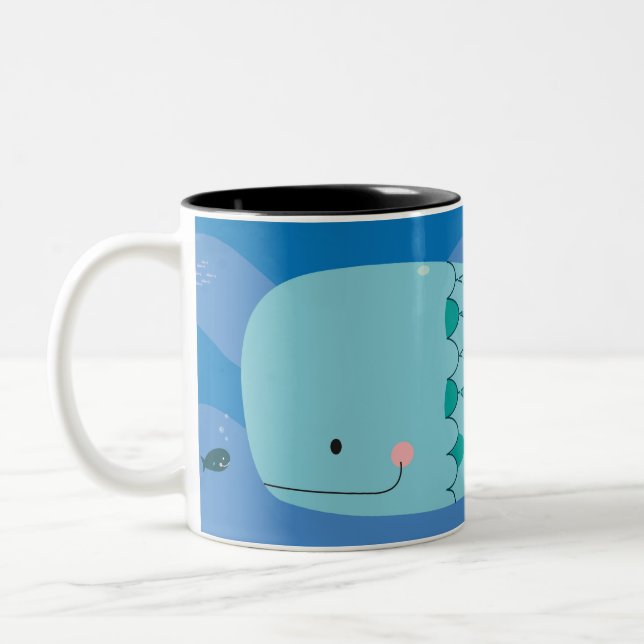 Caneca De Café Em Dois Tons Big fish! (Esquerda)