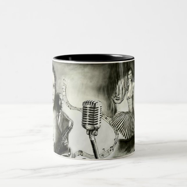 Caneca De Café Em Dois Tons Big Jazz (Centro)
