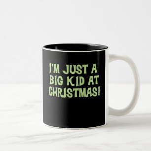 Caneca De Café Em Dois Tons Big Kid no Natal