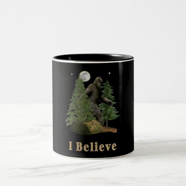 Caneca De Café Em Dois Tons Bigfoot merchandise (Centro)