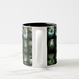 Caneca De Café Em Dois Tons bigfoot ufo