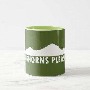 Caneca De Café Em Dois Tons Bighors, por favor