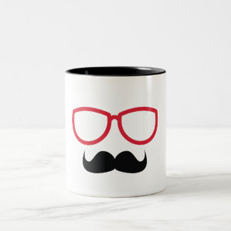 Caneca De Café Em Dois Tons Bigode