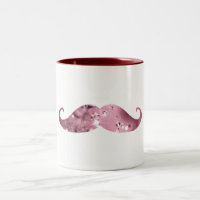 Bigode cor-de-rosa engraçado de Bling
