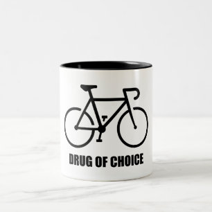 Caneca De Café Em Dois Tons Bike, Drogas Escolhidas