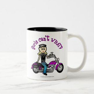 Caneca De Café Em Dois Tons Biker loiro