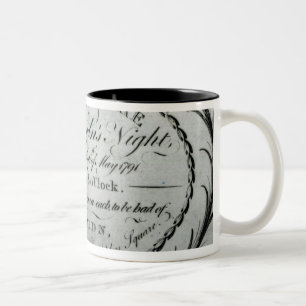 Caneca De Café Em Dois Tons Bilhete do "a Noite Sr. Haydn" em Hanover