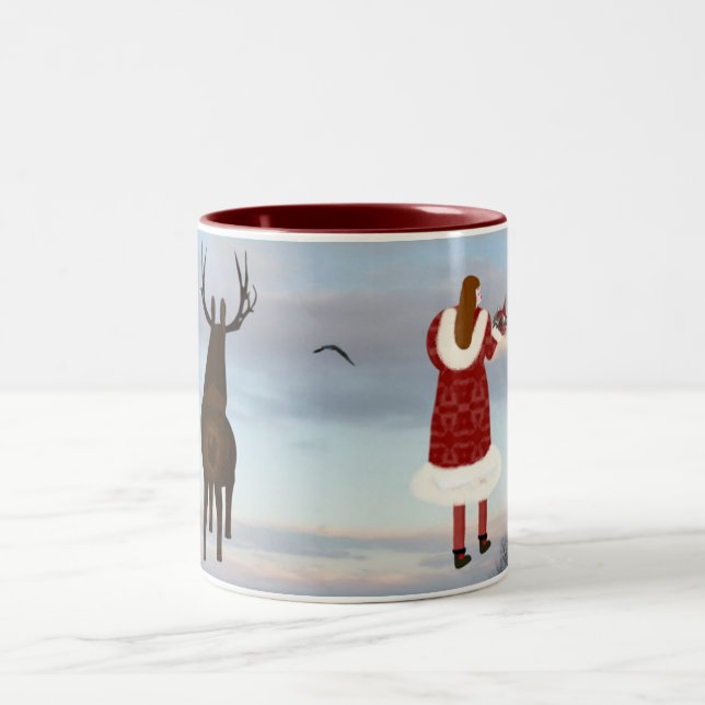 Caneca De Café Em Dois Tons Bilingue Lee Marie’s Creative Design  (Centro)