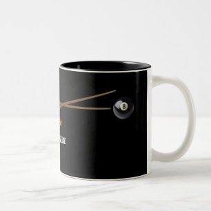 Caneca De Café Em Dois Tons Billiard Mug