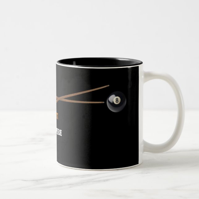 Caneca De Café Em Dois Tons Billiard Mug (Direita)