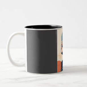Caneca De Café Em Dois Tons Billie Holiday