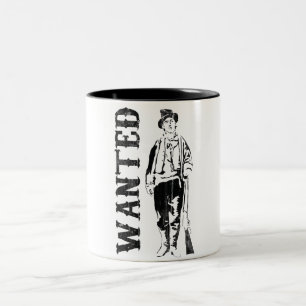 Caneca De Café Em Dois Tons billy do vintage o miúdo