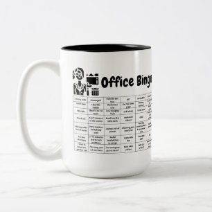 Caneca De Café Em Dois Tons Bingo do Office