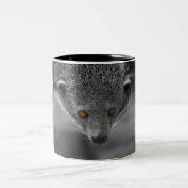 Caneca De Café Em Dois Tons Binturong Olhando Para Você