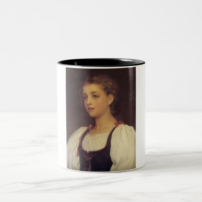 Caneca De Café Em Dois Tons Biondina (por Frederic Leighton) (Centro)