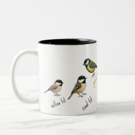 Caneca De Café Em Dois Tons Bird Mug – Garden Birds Watercolour Coffee Cup