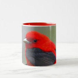 Caneca De Café Em Dois Tons Bird red_iphone