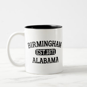 Caneca De Café Em Dois Tons Birmingham Alabama Vintage
