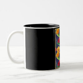 Caneca De Café Em Dois Tons Birth Month Flower August Poppy