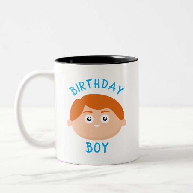 Caneca De Café Em Dois Tons Birthday Boy (Esquerda)