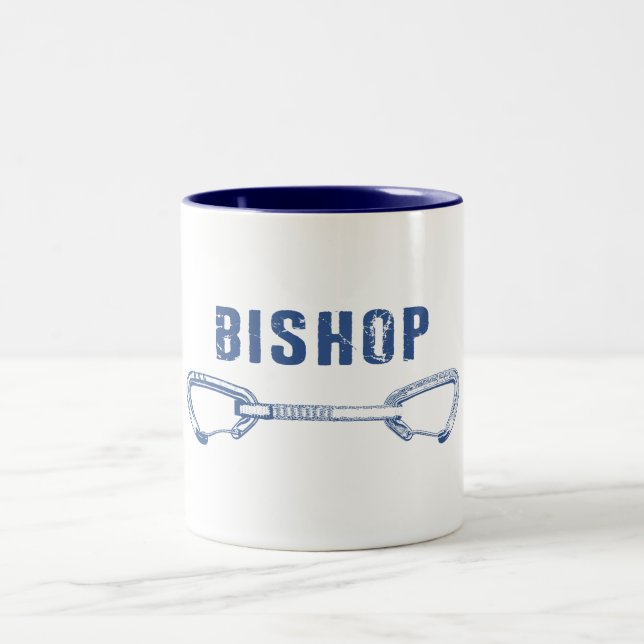 Caneca De Café Em Dois Tons Bishop Rock Escalando rapidamente (Centro)