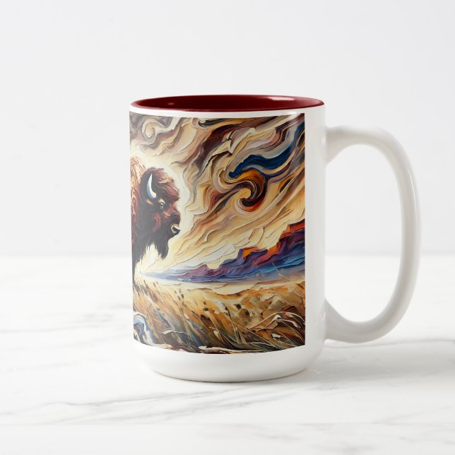 Caneca De Café Em Dois Tons Bison Mug (Direita)