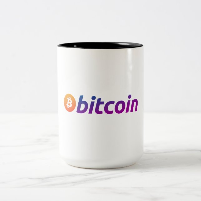 Caneca De Café Em Dois Tons Bitcoin Miami (Centro)