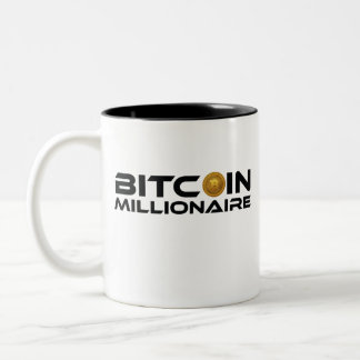Caneca De Café Em Dois Tons Bitmoney Millionaire Crypto Eethum Investor