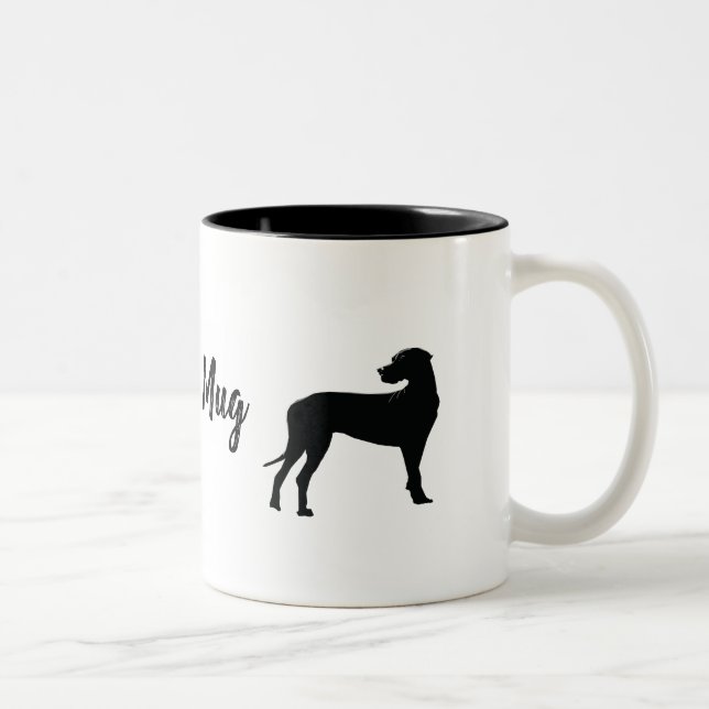 Caneca De Café Em Dois Tons Black Dane, Big Dog (Direita)