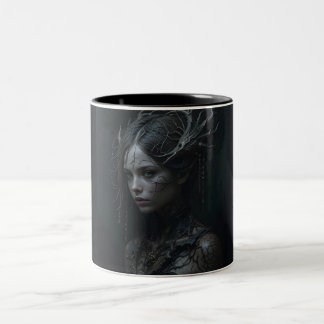 Caneca De Café Em Dois Tons Black Gothic Girl