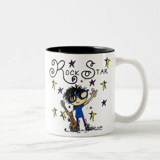 Caneca De Café Em Dois Tons Black Hair Boy Star
