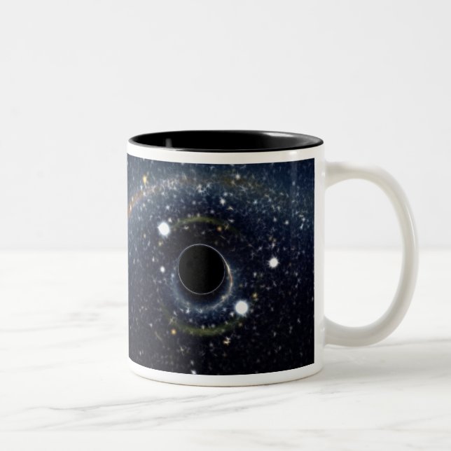 Caneca De Café Em Dois Tons Black Hole Einstein Ring NASA (Direita)