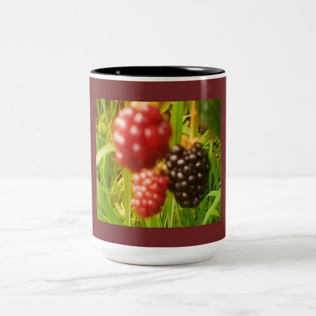 Caneca De Café Em Dois Tons Blackberry (Centro)