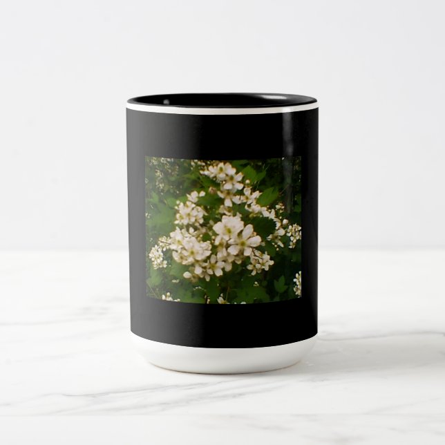 Caneca De Café Em Dois Tons Blackberry Blossom (Centro)