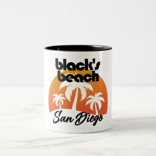 Caneca De Café Em Dois Tons Black's Beach, San Diego