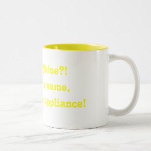 Caneca De Café Em Dois Tons Blaine?! Blaine?! Aquele não é um nome, de que