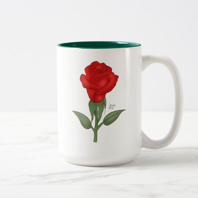 Caneca De Café Em Dois Tons Blaine tem uma Caneta (Direita)