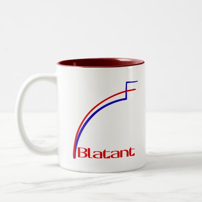 Caneca De Café Em Dois Tons Blatente (Esquerda)