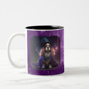 Caneca De Café Em Dois Tons Blenheim Cavalier King Charles Wizard