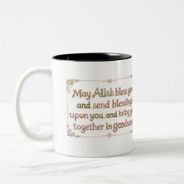 Caneca De Café Em Dois Tons Blessing  (Esquerda)