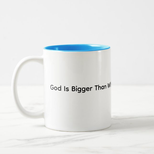 Caneca De Café Em Dois Tons Blessing And Motivation Mug (Esquerda)
