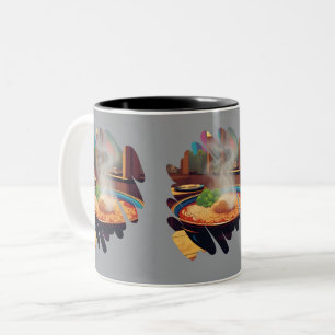 Caneca De Café Em Dois Tons Bliss de Noodles a vapor